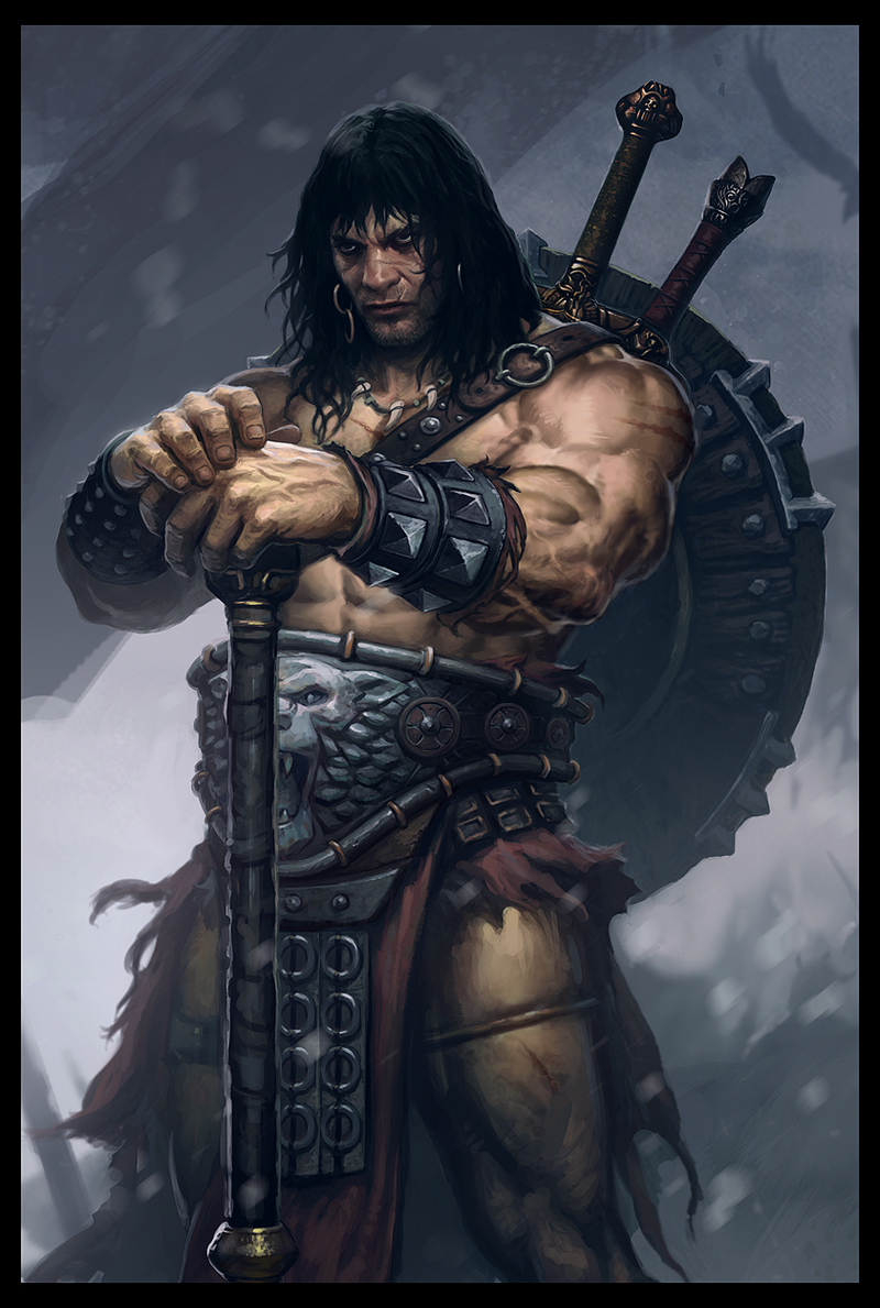 Illustration for article titled What is best in life? Epic Barbarian Art!